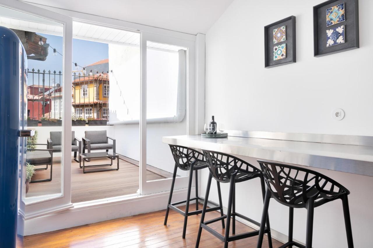 Historical Penthouse At Cardosas Block Apartment Porto Ngoại thất bức ảnh