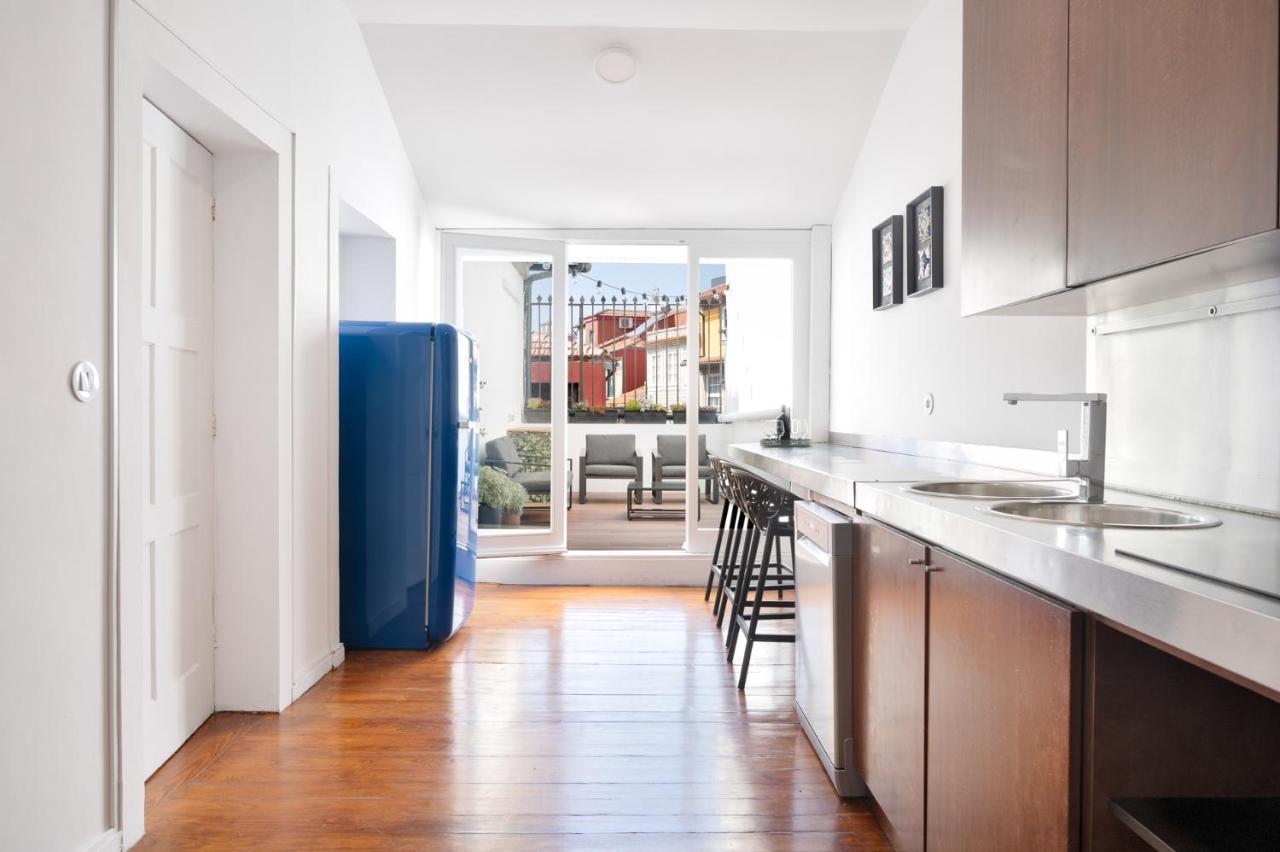 Historical Penthouse At Cardosas Block Apartment Porto Ngoại thất bức ảnh